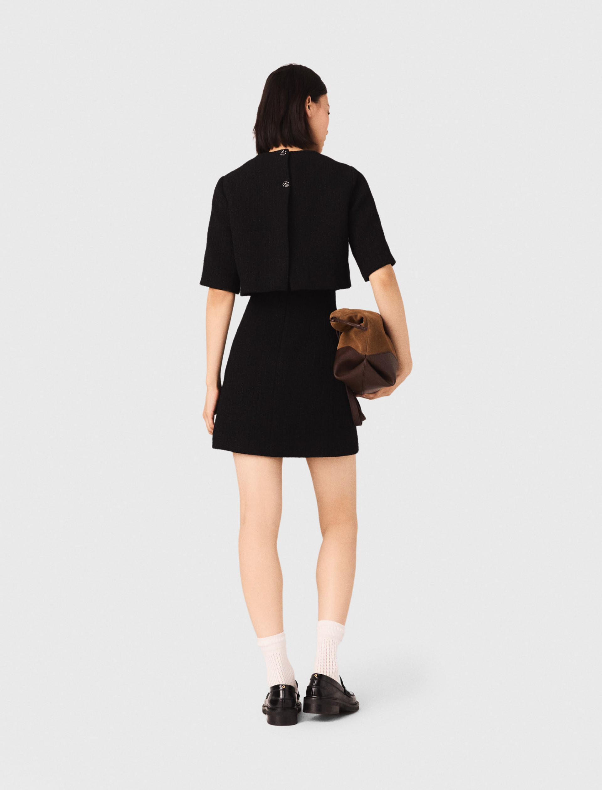 Жіноча твідова сукня 2-в-1