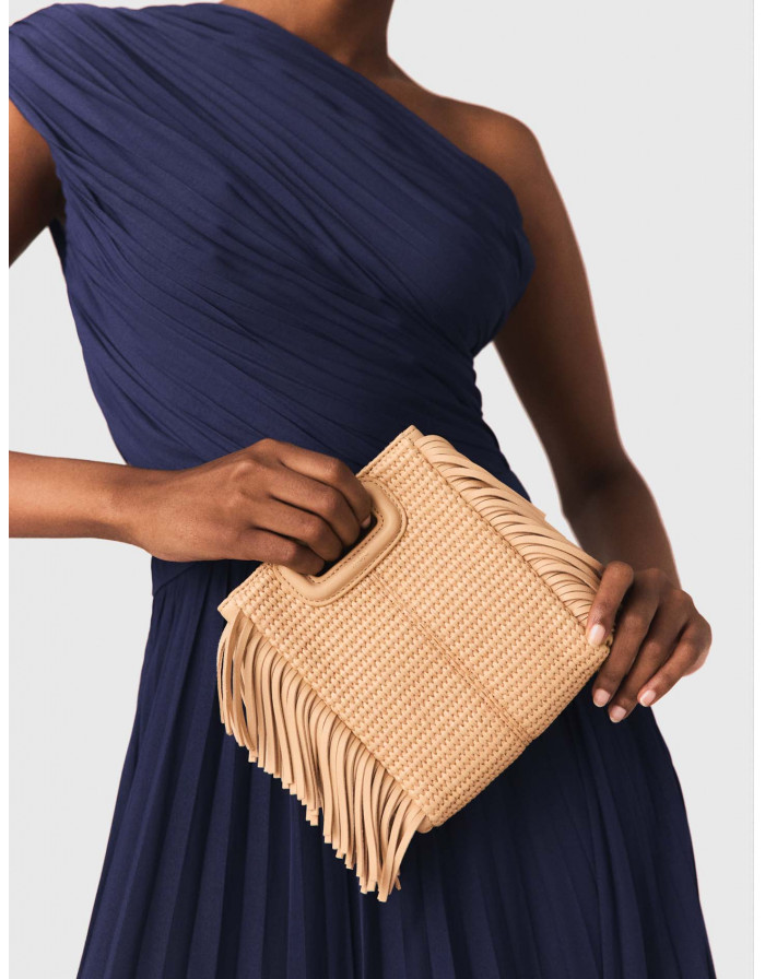 Жіноча асиметрична плісирована сукня-максі